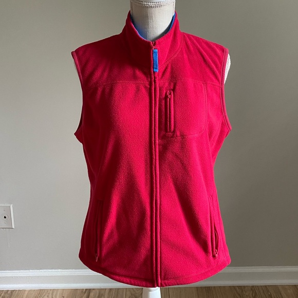 Orvis Red Zip Vest - Picture 1 of 11